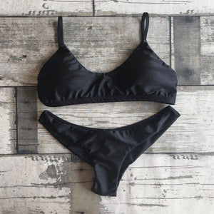 Sporty Black Bikini Set